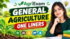 Golden Point of Agriculture One Liner Part:- 54