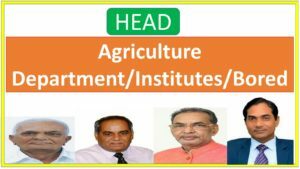 Agriculture Institutions Chairman /Head