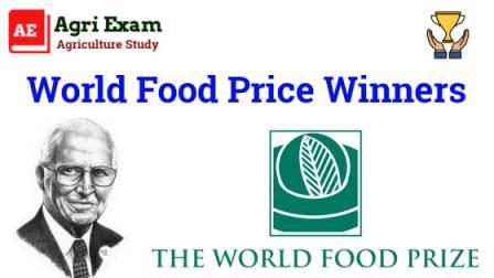 World Food Prize Winner