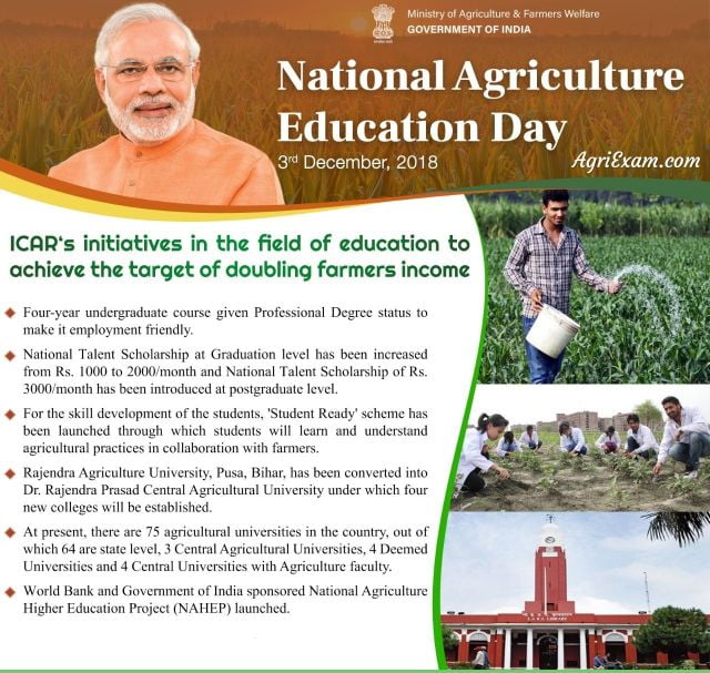 National Agricultural Education Day 3rd December
