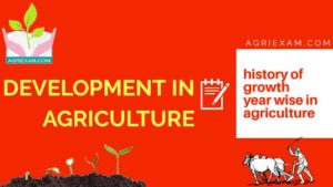 Agricultural Growth Development In Agriculture