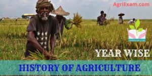 History of Agriculture