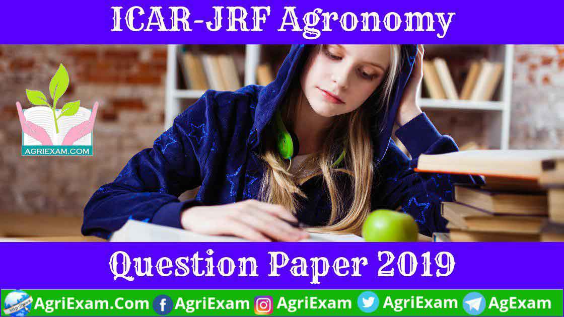 ICAR Previous Year Question Paper