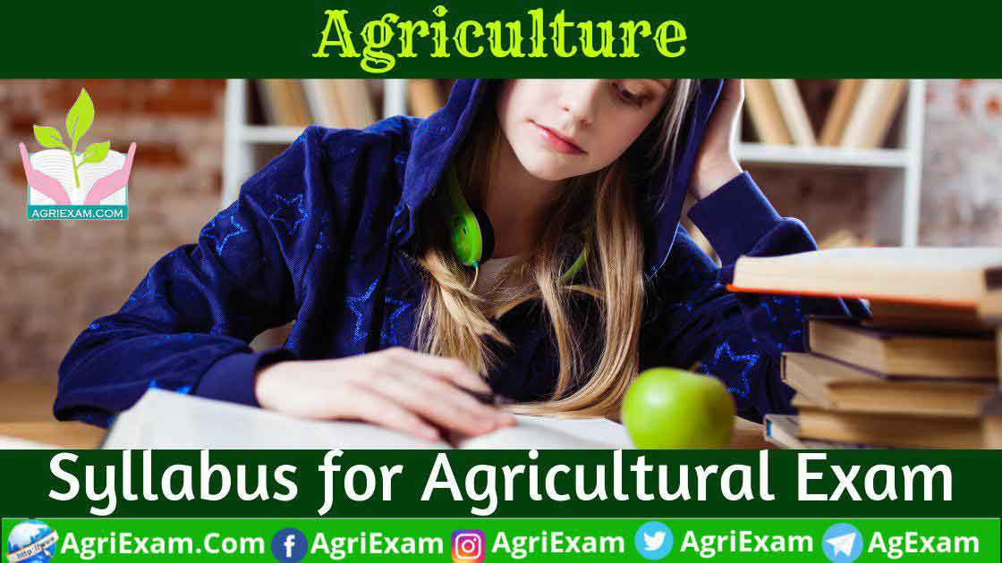 Syllabus for Village Agriculture Assistants