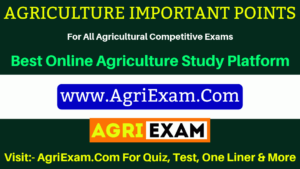 Agronomy Study Material