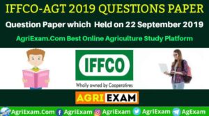 IFFCO-AGT 2019 Question Paper