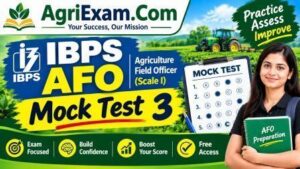 Agriculture Field Officer Free Test 3 – Online Agriculture Field Officer Test
