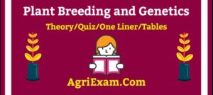 Genetics and Plant Breeding Important Table (4)