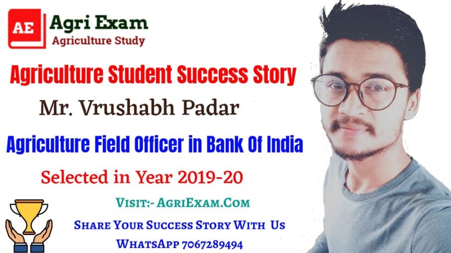 Agriculture Field officer Exam Success Story