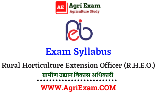 RHEO MP Syllabus Rural Horticulture Extension Officer (R.H.E.O.)