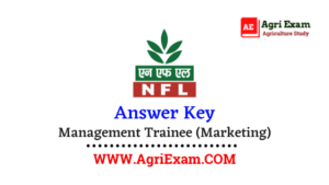 NFL Management Trainee (Marketing) 2021 Question Paper