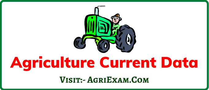 Agriculture Current Data PDF 2022 Best For All Exams